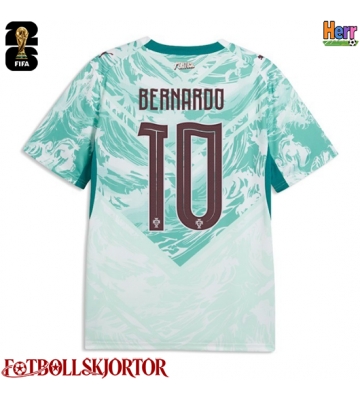 Portugal Bernardo Silva #10 Bortatröja VM 2026 Kortärmad